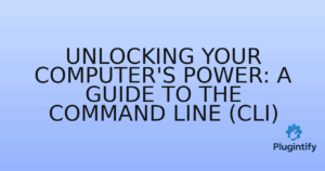 Read more about the article Unlocking Your Computer’s Power: A Guide to the Command Line (CLI)