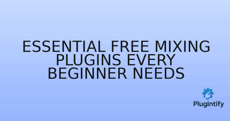 Read more about the article Essential Free Mixing Plugins Every Beginner Needs