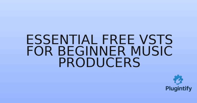 Read more about the article Essential Free VSTs for Beginner Music Producers