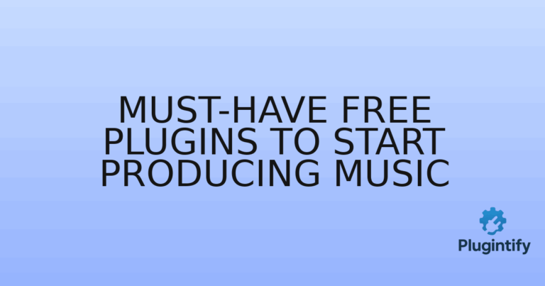 Read more about the article Must-Have Free Plugins to Start Producing Music