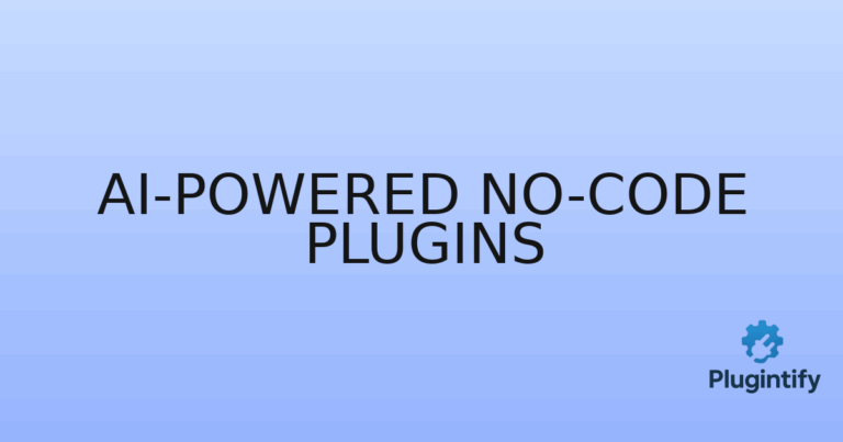 Read more about the article AI-Powered No-Code Plugins