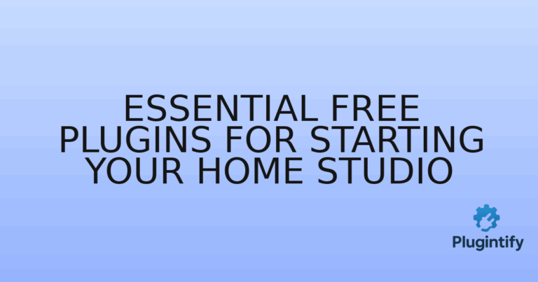 Read more about the article Essential Free Plugins for Starting Your Home Studio