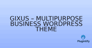 Read more about the article Gixus – Multipurpose Business WordPress Theme