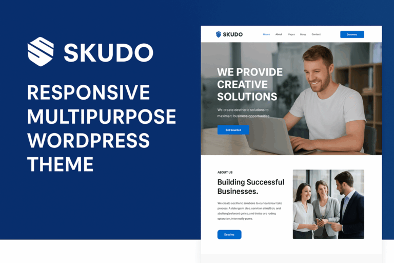 Read more about the article Skudo – Responsive Multipurpose WordPress Theme