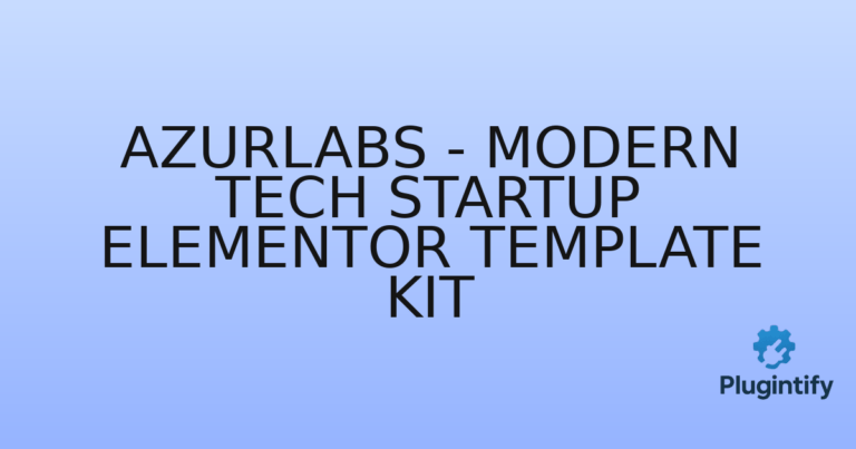 Read more about the article AzurLabs – Modern Tech Startup Elementor Template Kit