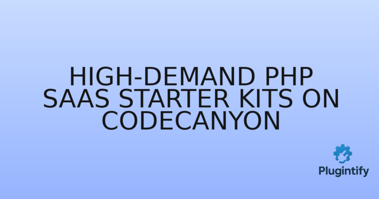 Read more about the article High-Demand PHP SaaS Starter Kits on CodeCanyon