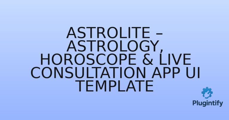 Read more about the article Astrolite – Astrology, Horoscope & Live Consultation App UI Template