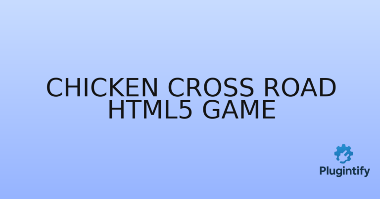 Read more about the article Chicken Cross Road HTML5 Game