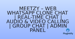 Read more about the article Meetzy – Web WhatsApp Clone Chat | Real-Time Chat | Audio & Video Calling | Group Chat | Admin Panel