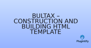 Read more about the article Bultax – Construction and Building HTML Template