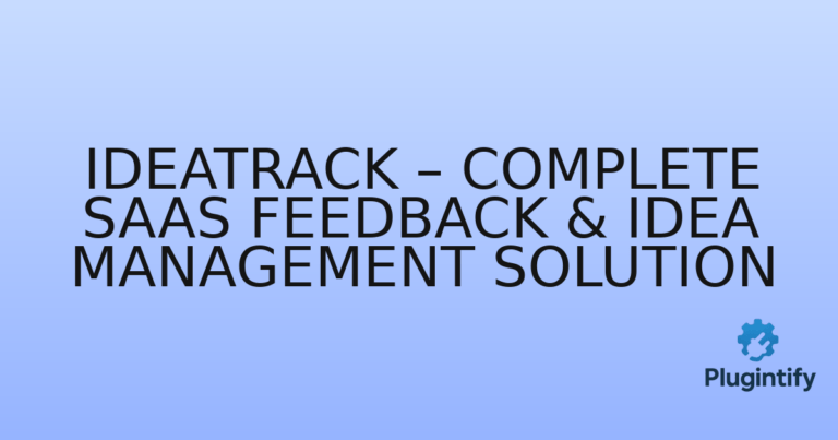 Read more about the article IdeaTrack – Complete Saas Feedback & Idea Management Solution
