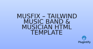 Read more about the article Musfix – Tailwind Music Band & Musician HTML Template