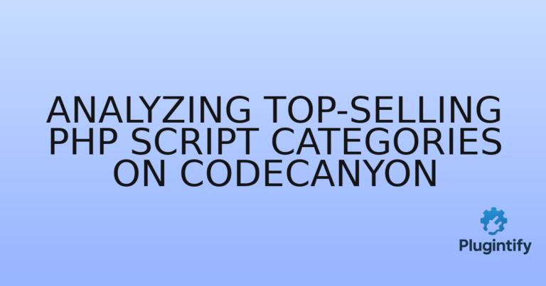 Read more about the article Analyzing Top-Selling PHP Script Categories on CodeCanyon