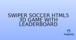 Read more about the article Swiper Soccer HTML5 3D Game With Leaderboard