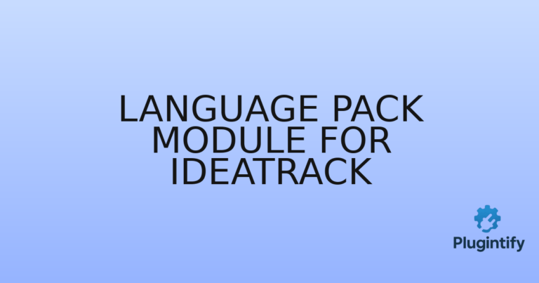 Read more about the article Language Pack Module for Ideatrack
