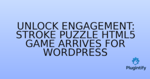 Read more about the article Unlock Engagement: Stroke Puzzle HTML5 Game Arrives for WordPress