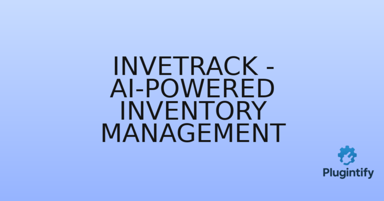 Read more about the article InveTrack – AI-Powered Inventory Management