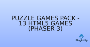 Read more about the article Puzzle Games Pack – 13 HTML5 Games (Phaser 3)