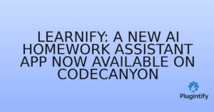 Read more about the article Learnify: A New AI Homework Assistant App Now Available on Codecanyon