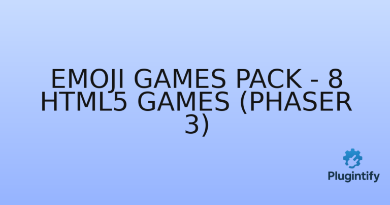 Read more about the article Emoji Games Pack – 8 HTML5 Games (Phaser 3)