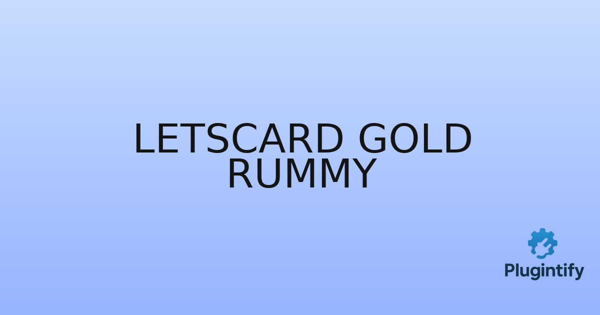 You are currently viewing Letscard Gold Rummy