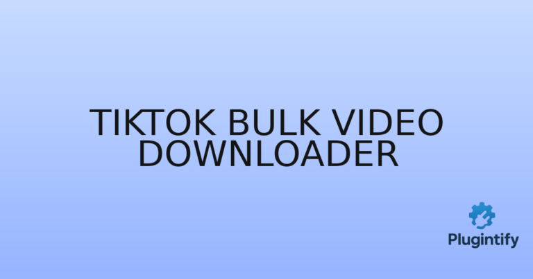 Read more about the article TikTok Bulk Video Downloader