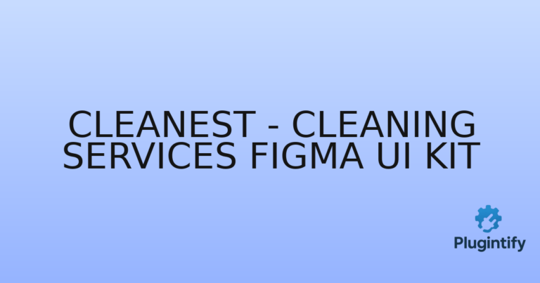 Read more about the article Cleanest – Cleaning services Figma UI Kit