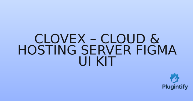 Read more about the article Clovex – Cloud & Hosting Server Figma UI Kit