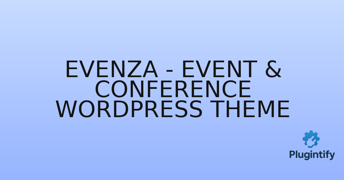 You are currently viewing Evenza – Event & Conference WordPress Theme