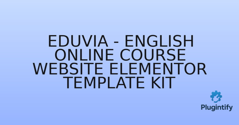 Read more about the article Eduvia – English Online Course Website Elementor Template Kit
