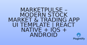 Read more about the article MarketPulse – Modern Stock Market & Trading App UI Template | React Native + iOS + Android