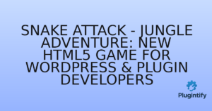 Read more about the article Snake Attack – Jungle Adventure: New HTML5 Game for WordPress & Plugin Developers