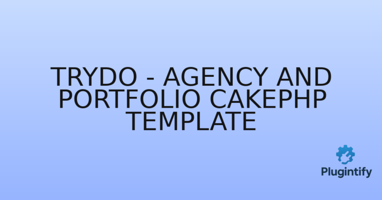 Read more about the article Trydo – Agency and Portfolio CakePHP Template