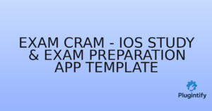 Read more about the article Exam Cram – iOS Study & Exam Preparation App Template