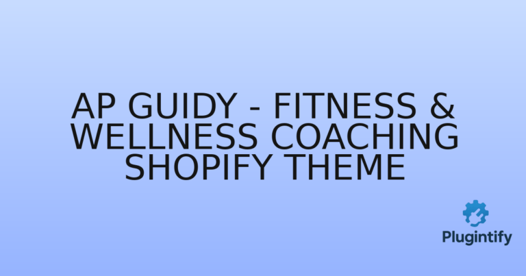 Read more about the article Ap Guidy – Fitness & Wellness Coaching Shopify Theme