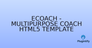 Read more about the article Ecoach – Multipurpose Coach HTML5 Template