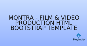 Read more about the article Montra – Film & Video Production HTML Bootstrap Template