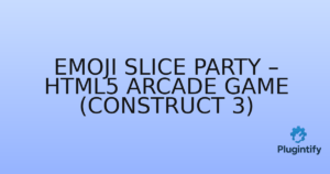 Read more about the article Emoji Slice Party – HTML5 Arcade Game (Construct 3)