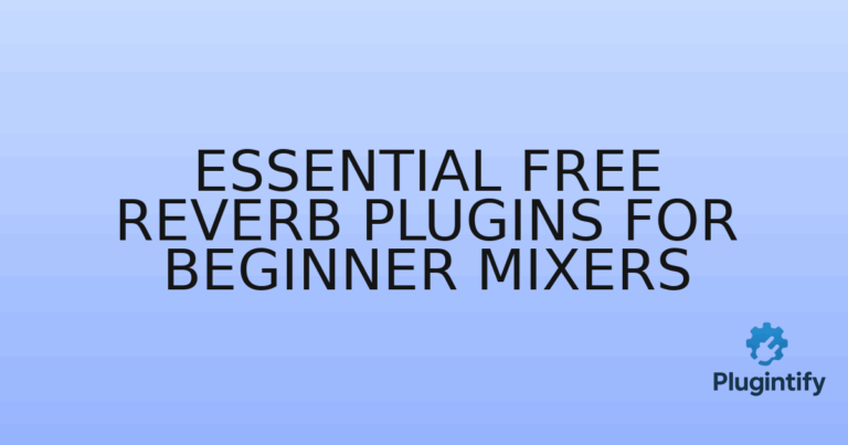 Read more about the article Essential Free Reverb Plugins for Beginner Mixers