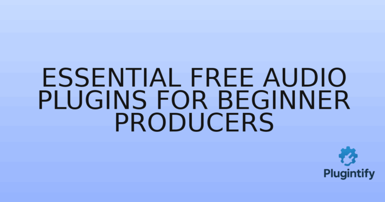 Read more about the article Essential Free Audio Plugins for Beginner Producers