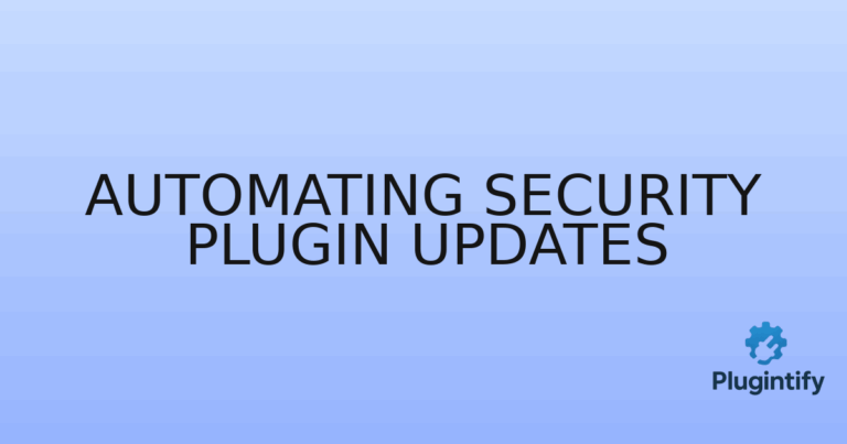 Read more about the article Automating Security Plugin Updates