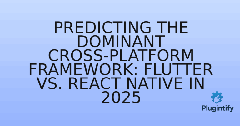 Read more about the article Predicting the Dominant Cross-Platform Framework: Flutter vs. React Native in 2025