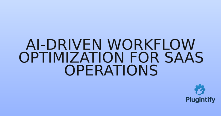 Read more about the article AI-driven Workflow Optimization for SaaS Operations