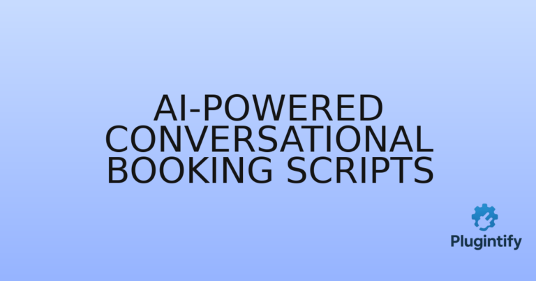 Read more about the article AI-Powered Conversational Booking Scripts