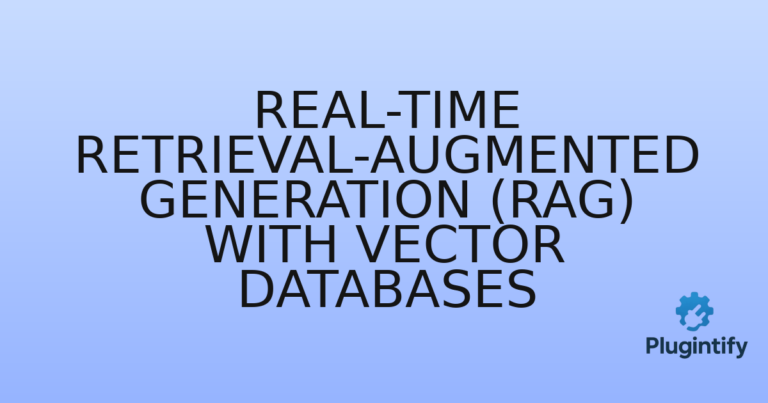 Read more about the article Real-time Retrieval-Augmented Generation (RAG) with Vector Databases