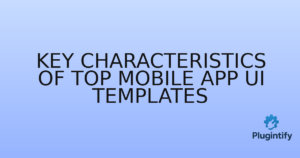 Read more about the article Key Characteristics of Top Mobile App UI Templates