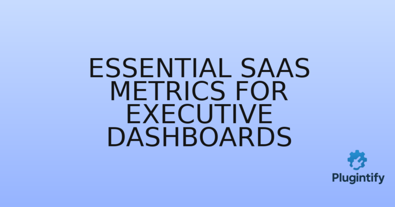 Read more about the article Essential SaaS Metrics for Executive Dashboards
