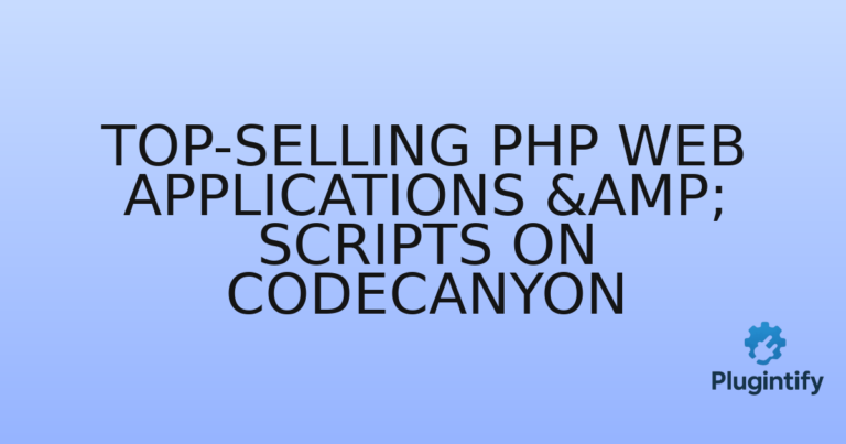 Read more about the article Top-Selling PHP Web Applications & Scripts on CodeCanyon