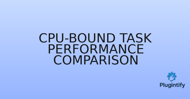 Read more about the article CPU-Bound Task Performance Comparison