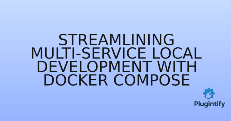Read more about the article Streamlining Multi-Service Local Development with Docker Compose